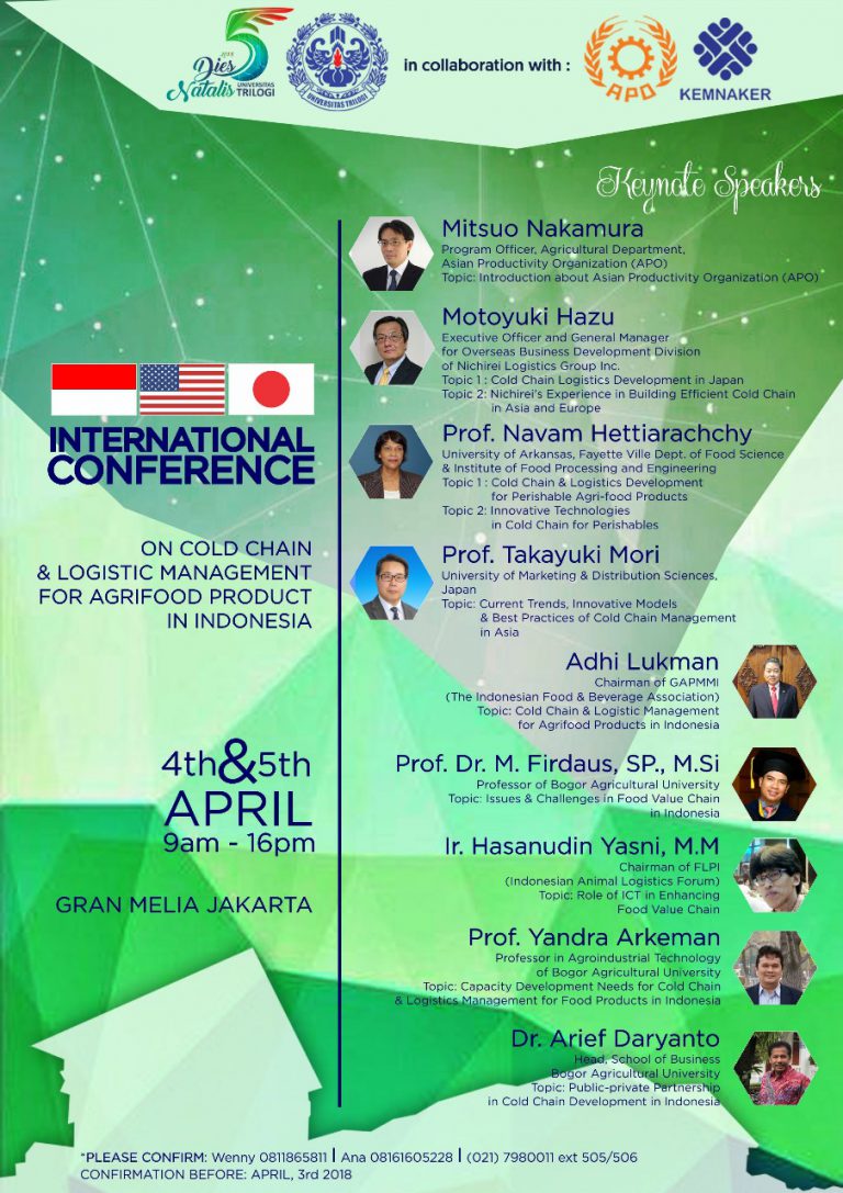 Universitas Trilogi Selenggarakan Konferensi Internasional Bahas Optimalisasi Pemanfaatan Produk Pertanian