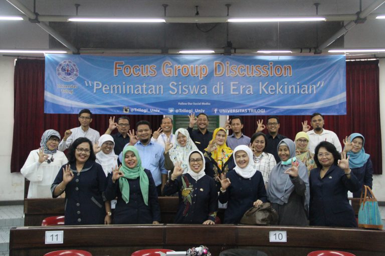 Bersama Para Guru, Universitas Trilogi Selenggarakan FGD Peminatan Siswa Di Era Kikinian