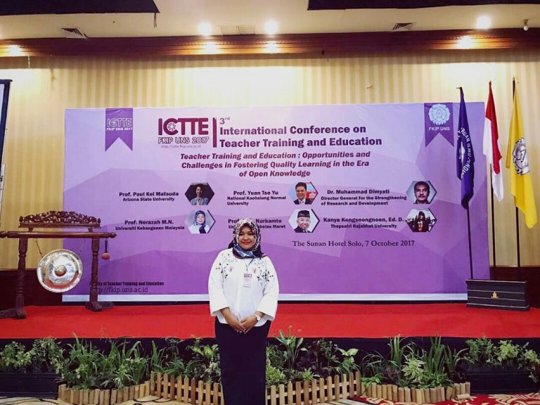 Empat Dosen menjadi Presenter dalam the 3rd International Conference on Teacher Training and Education (ICTTE) UNS