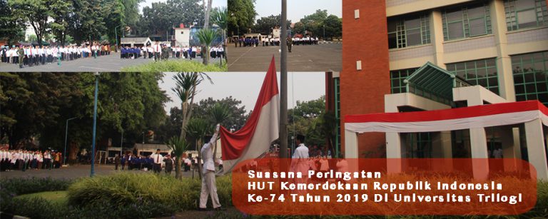 Universitas Trilogi Peringati HUT RI ke-74 Bersama Mahasiswa Baru