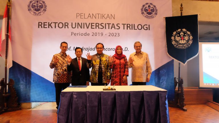Prof. Mudrajad Kuncoro Terpilih Menjadi Rektor Universitas Trilogi 2019 -2023