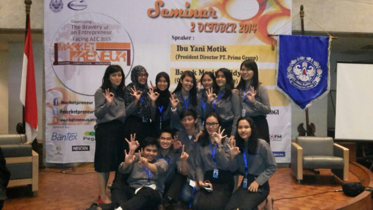 HIMAMEN — Marketpreneur #1 “Developing The Bravery of an entrepreneur facing AEC 2015” Oktober 2014