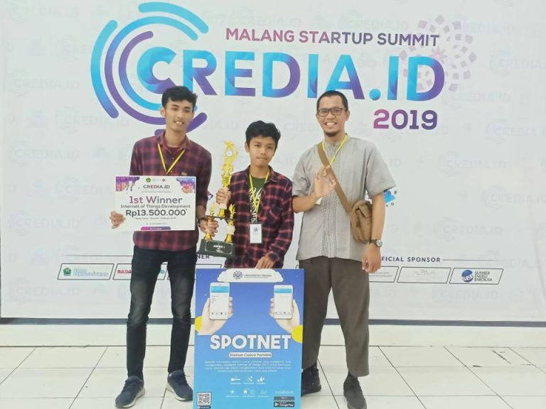 Mahasiswa Prodi Teknik Informatika Juara 1 IOT Credia 2019