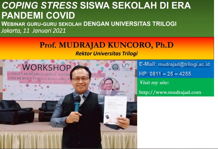 COPING STRESS SISWA SEKOLAH DI ERA PANDEMI COVID