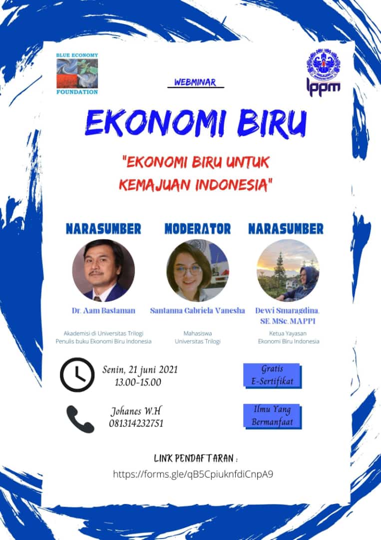 Webinar “Ekonomi Biru Untuk Kemajuan Indonesia”
