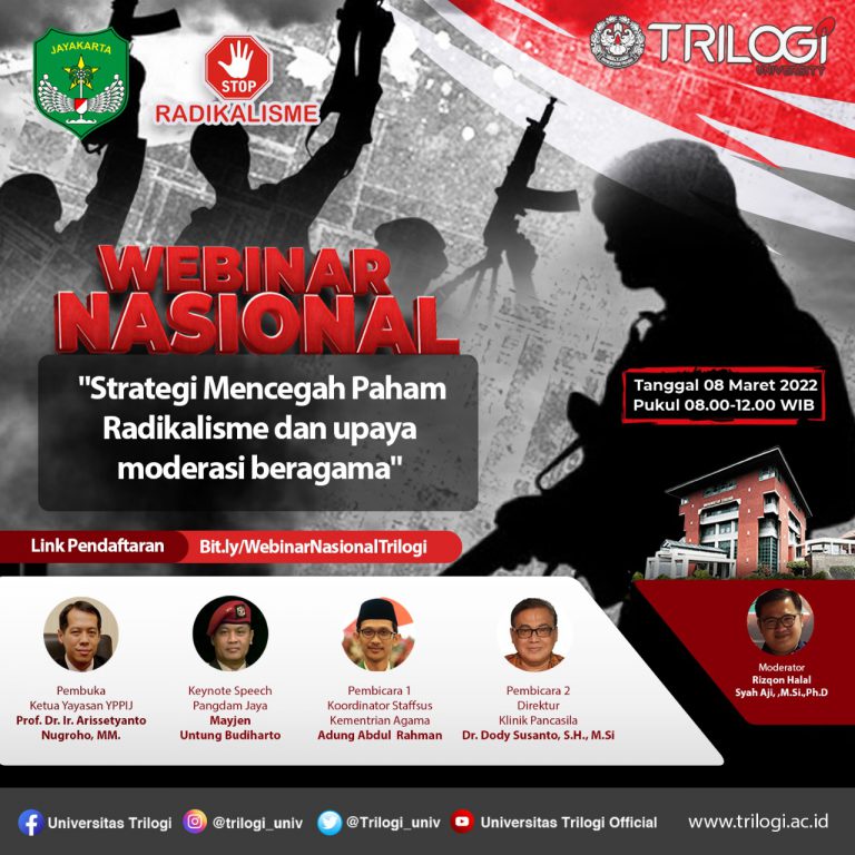 [Webinar]  Strategi Mencegah Paham Radikalisme dan Upaya Moderasi Beragama