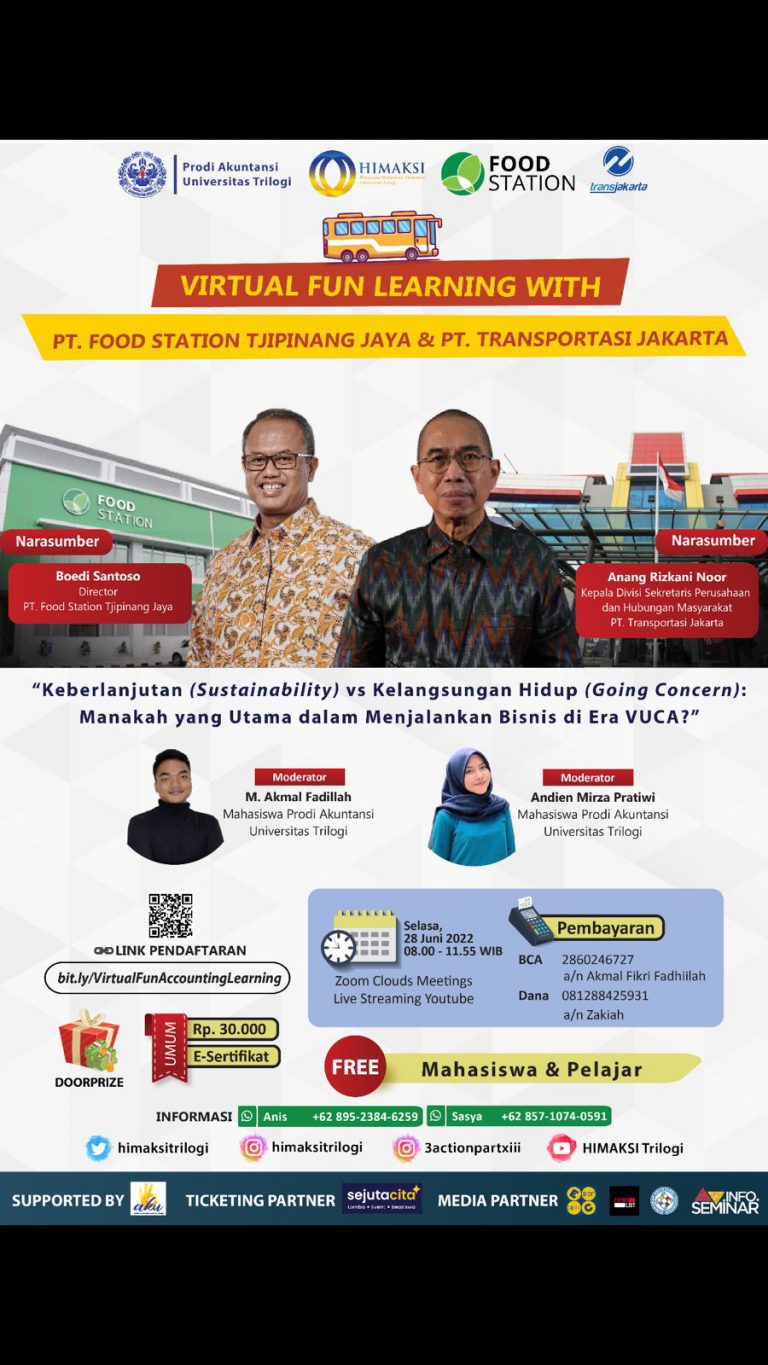 Virtual Fun Learning With PT Food Station Tjipinang Jaya & PT Transportasi Jakarta