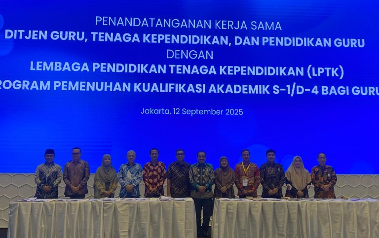 Penandatanganan Kerja Sama DITJEN Guru, Tenaga Kependidikan, Pendidikan Guru dengan Lembaga Pendidikan Tenaga Kependidikan (LPTK)