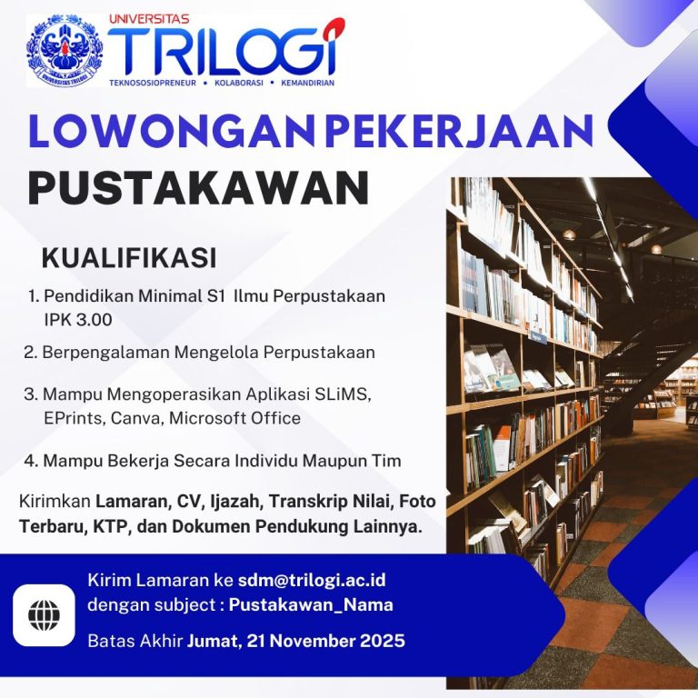 Lowongan Pekerjaan – Pustakawan