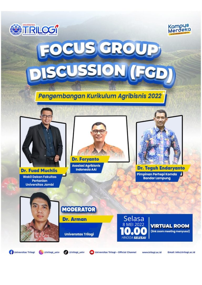 Forum Group Discussion (FGD) – Pengembangan Kurikulum Agribisnis 2022