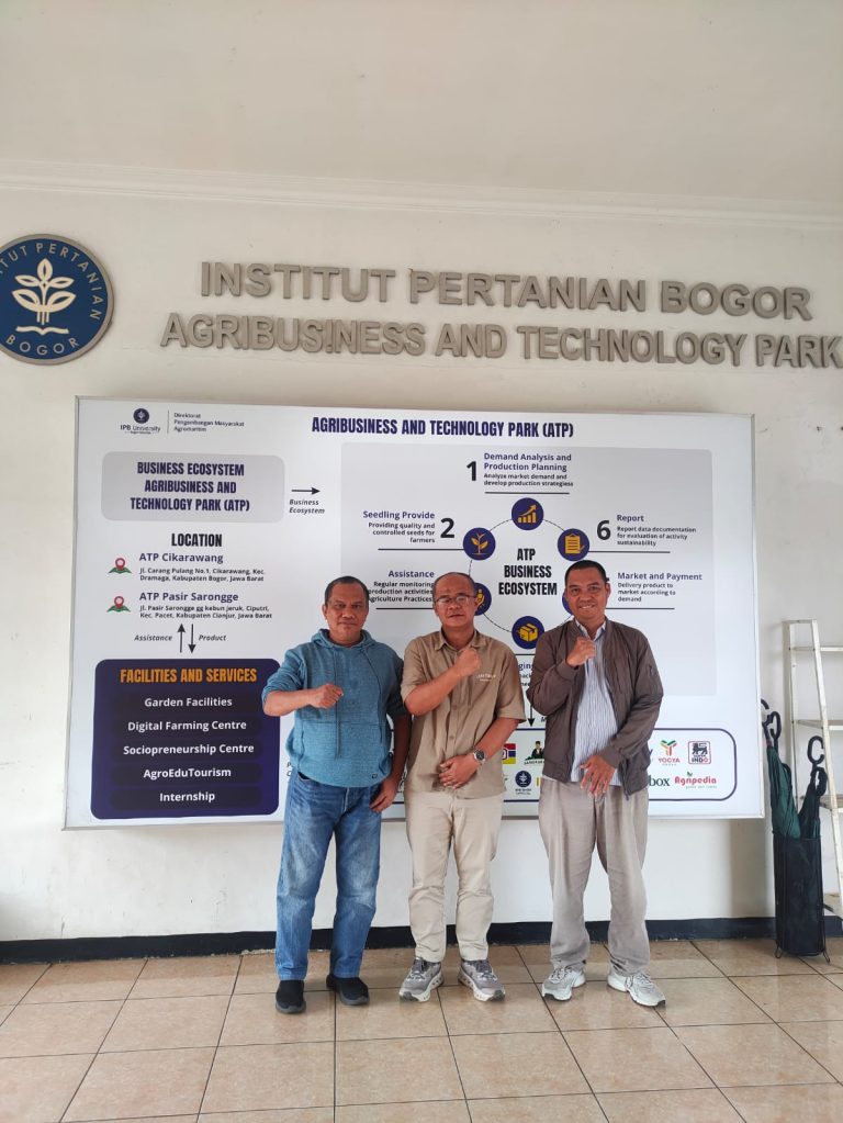 Kunjungan Mitra Kerjasama Lembaga Agribusiness and Technology Park (ATP)