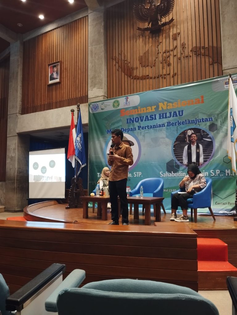 Seminar Nasional bertajuk “Inovasi Hijau: Masa Depan Pertanian Berkelanjutan