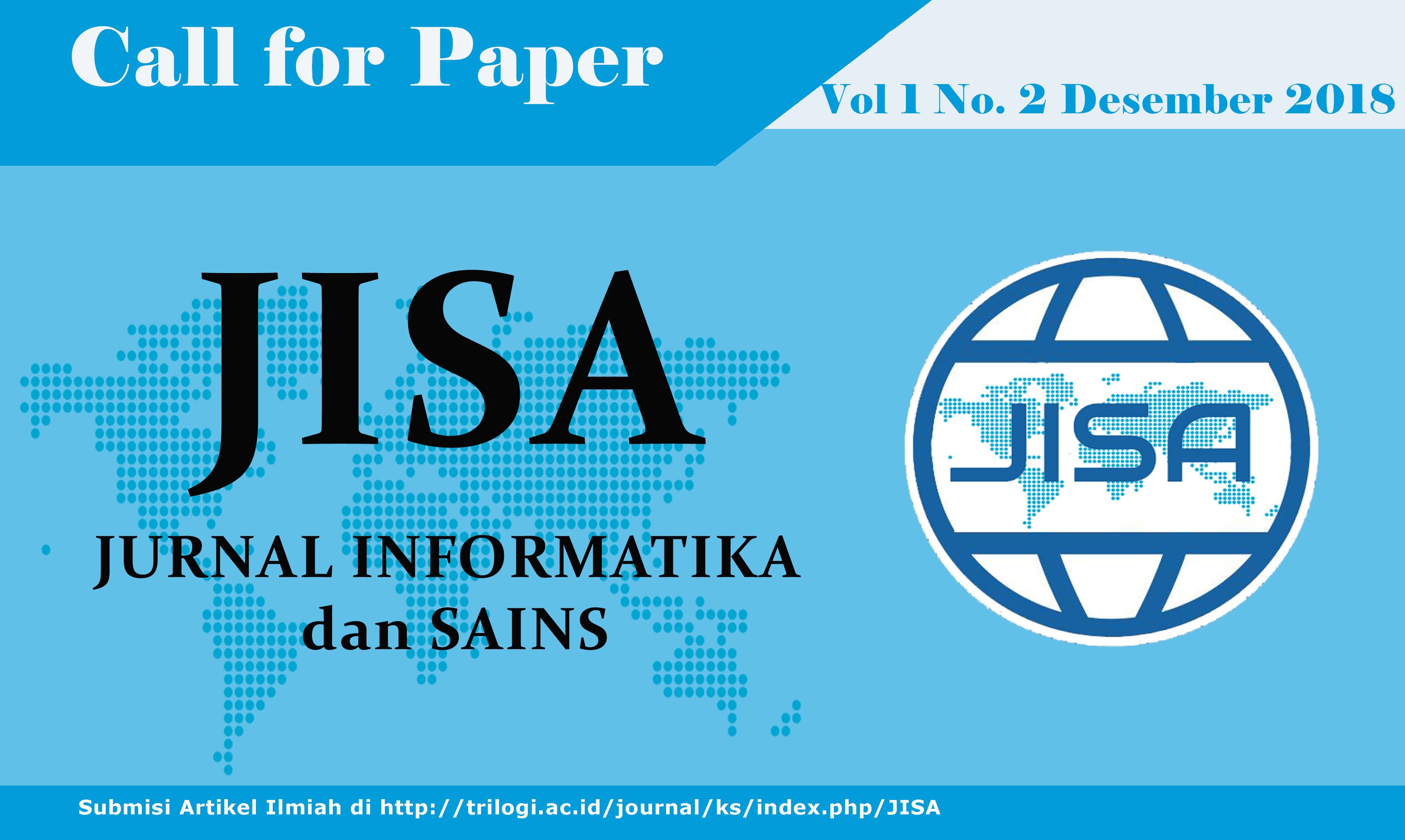 Call of Paper Jurnal JISA ( Jurnal Informatika dan Sains ...