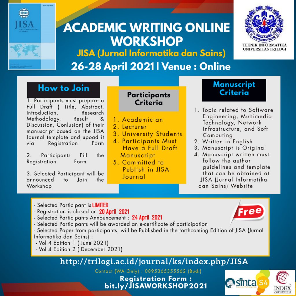 Academic Writing Workshop 2021